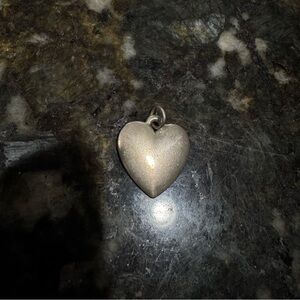 JAMES AVERY Retired Silver Heart Pendant Charm